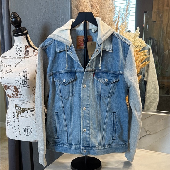 Levi's Other - Levi's Denim Jacket with Gray Hoodie